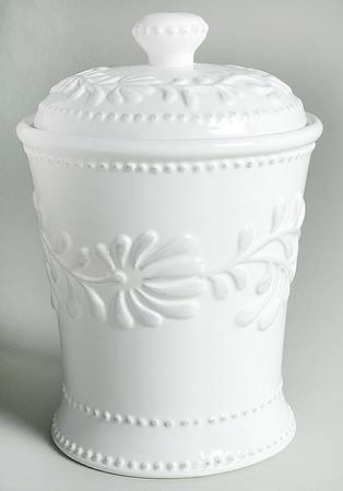 Bianca Leaf Large Canister & Lid