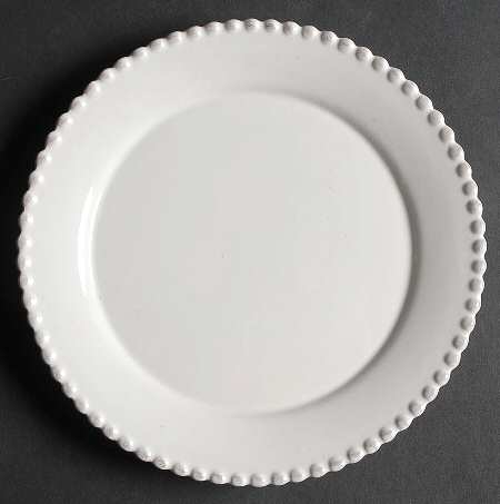 Bianca Bead Salad Plate