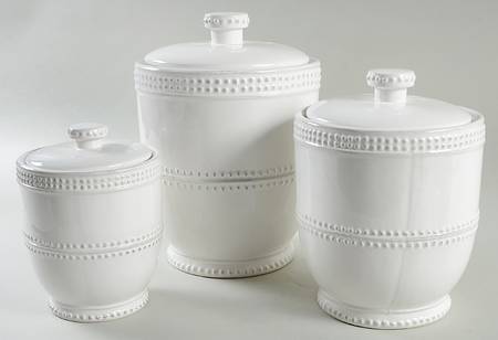 Bianca Bead (3 Piece) Canister Set (Box Set)
