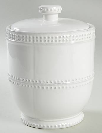 Bianca Bead Medium Canister & Lid