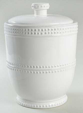 Bianca Bead Large Canister & Lid
