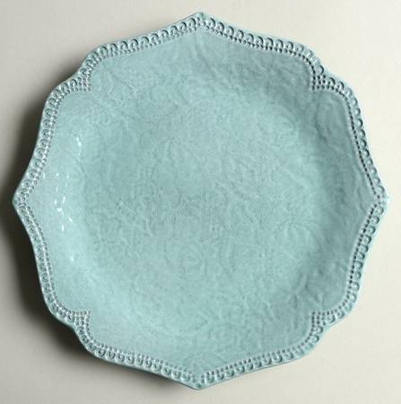 Merletto Aqua Salad/Dessert Plate