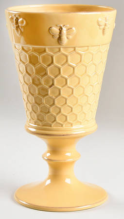 Bumble Bee 11" Footed Vase