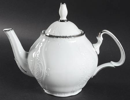 Simply Anna Platinum (Czech Republic) Teapot & Lid