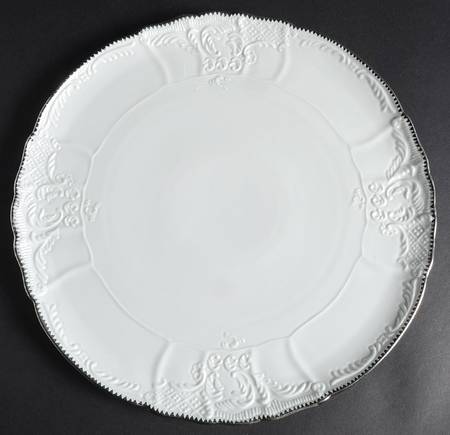 Simply Anna Platinum (Czech Republic) Round Torte Plate