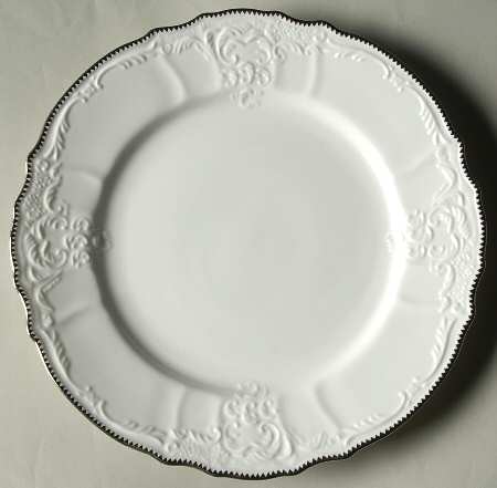 Simply Anna Platinum (Czech Republic) Luncheon Plate