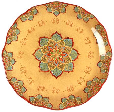 Gypsy Red Salad Plate