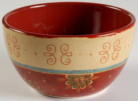 Gypsy Red Soup/Cereal Bowl