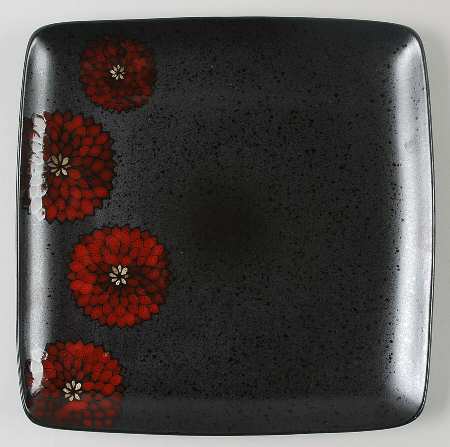 Asiana Red Dinner Plate