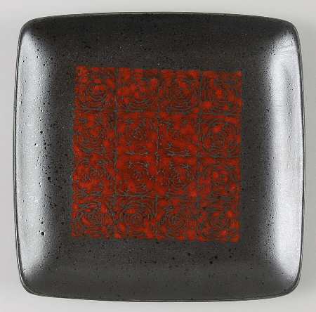 Yardley Red Salad Plate