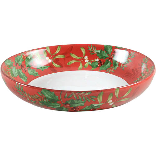 Christmas Foliage Individual Dinner Bowl