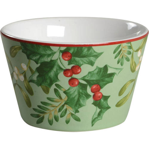 Christmas Foliage Individual Appetizer Bowl