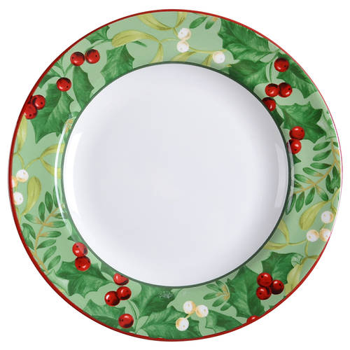 Christmas Foliage Appetizer Plate