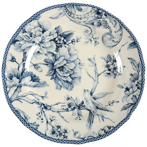 Adelaide Blue and White Salad Plate