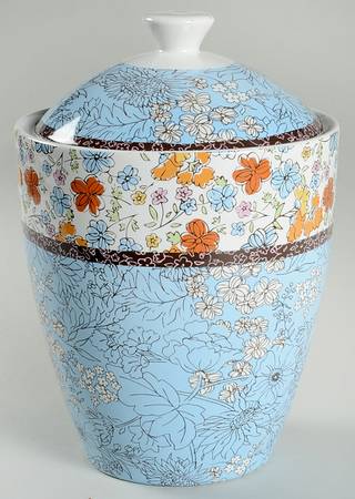 Floral Revelry Large Canister & Lid