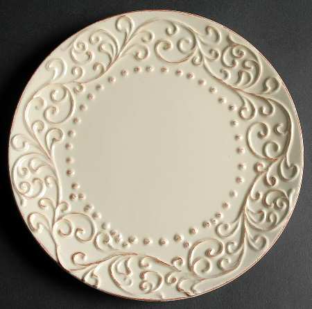 Bianca Cream Salad Plate