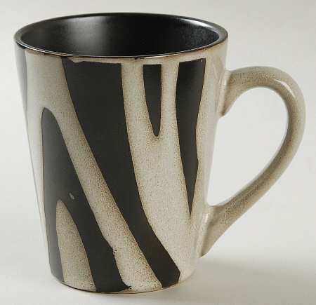 Safari Zebra White Mug