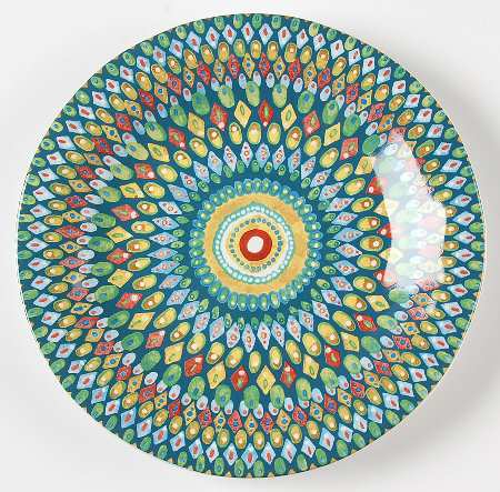 Mayan Jewel Salad Plate