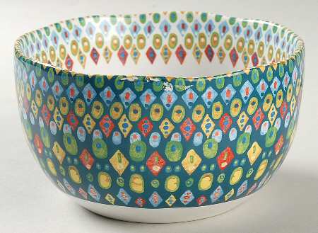 Mayan Jewel Coupe Cereal Bowl by 222 Fifth (PTS)