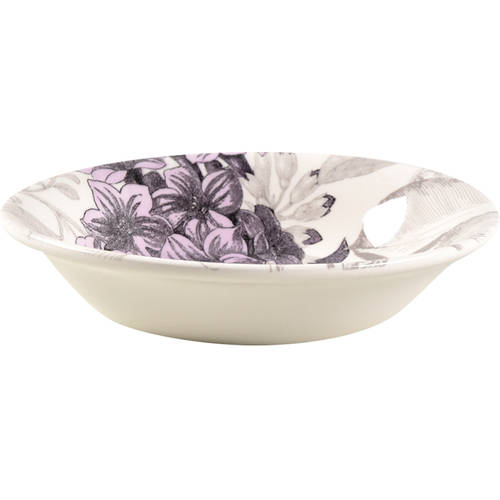 Clematis Purple Coupe Cereal Bowl
