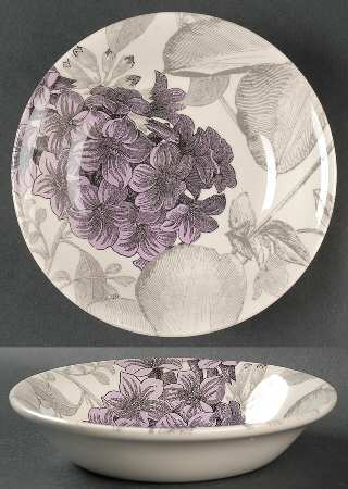 Clematis Purple Soup/Cereal Bowl