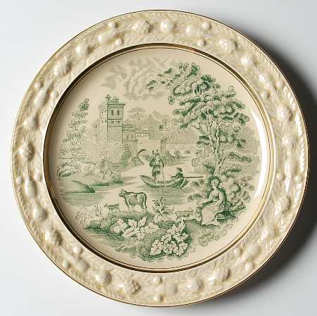 Italian Scenery Green (Gold Trim) by Adams China