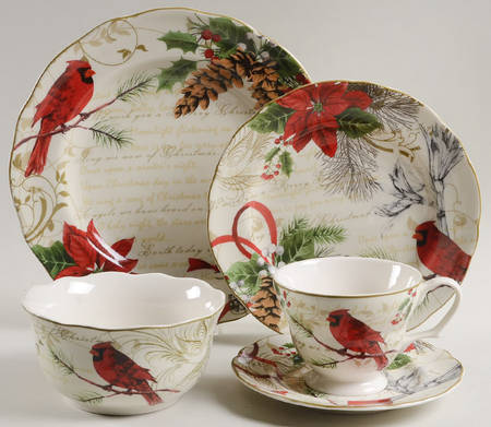 Holiday Wishes 5 Piece Place Setting