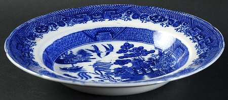 Willow Blue (Scalloped, No Trim) by Adams China