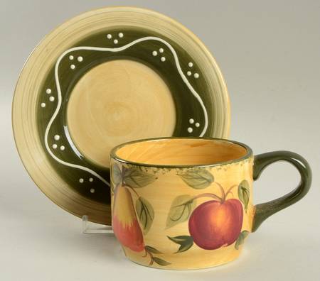 European Style Flat Cup & Saucer Set