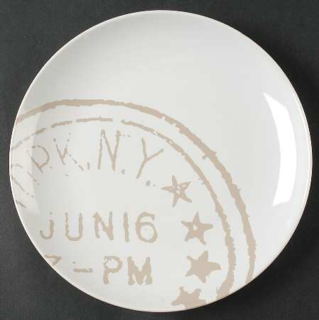 Post Mark Salad Plate