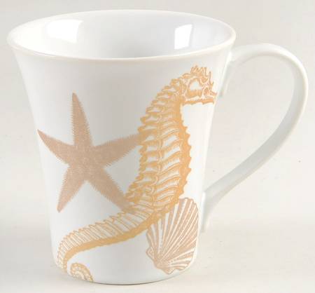 Coastal Life Gold (Yellow) Mug by 222 Fifth (PTS)