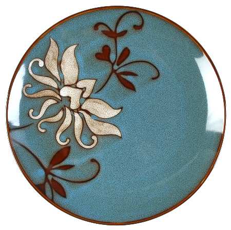 Mirabel Blue Salad Plate