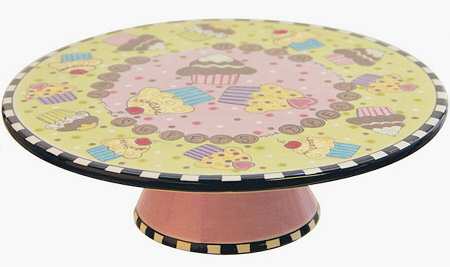 Confections 9" Diameter Pedestal Cake Stand