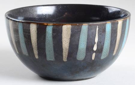 Blue Stripes Soup/Cereal Bowl