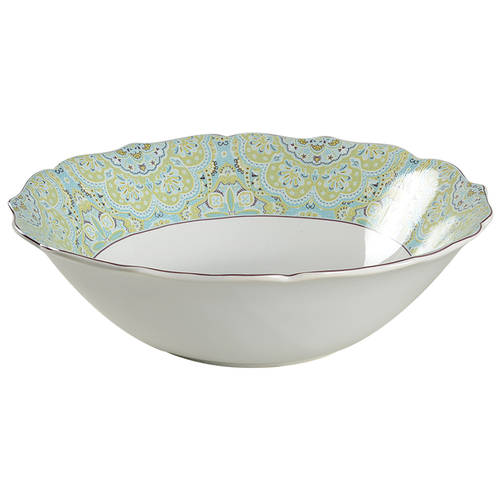Lyria Teal 10" Round Serving Bowl