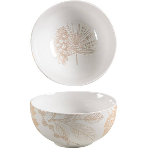 Golden Foliage Coupe Soup Bowl