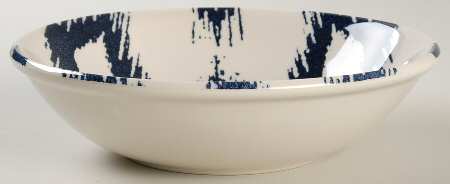 Ikat Blue Soup/Cereal Bowl