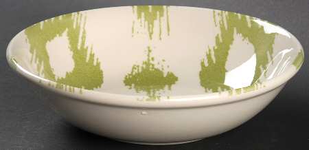 Ikat Lime Green Soup/Cereal Bowl
