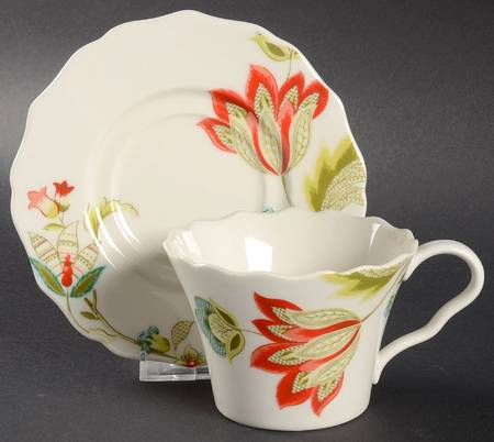 Bella Donna Flat Cup & Saucer Set