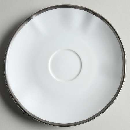 Simply Elegant Platinum Saucer