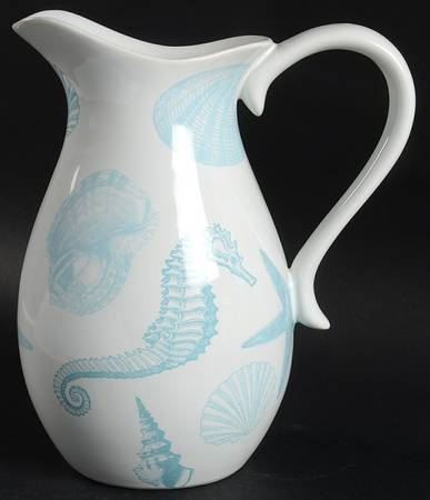 Coastal Life Blue 96 Oz Pitcher