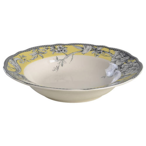 Adelaide Yellow Large Rim Soup Bowl