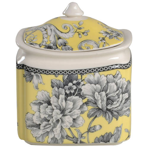 Adelaide Yellow Small Canister & Lid