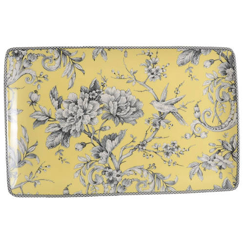 Adelaide Yellow 15" Rectangular Serving Platter