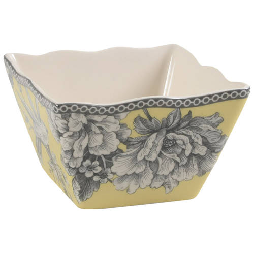 Adelaide Yellow Individual Square Appetizer Bowl