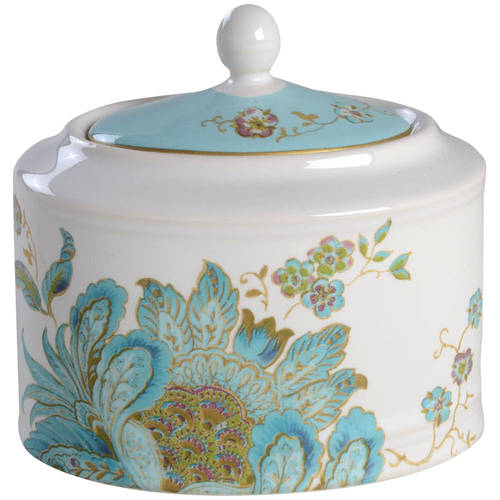 Eliza Spring Blue Sugar Bowl & Lid