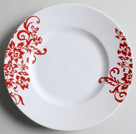Toulouse Red Salad Plate