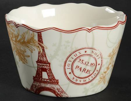 Joyeux Noel Individual Appetizer Bowl