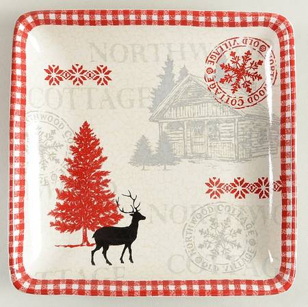 Northwood Cottage Square Appetizer Plate
