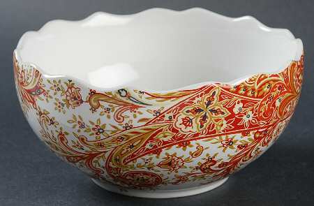 Surya Saffron Soup/Cereal Bowl